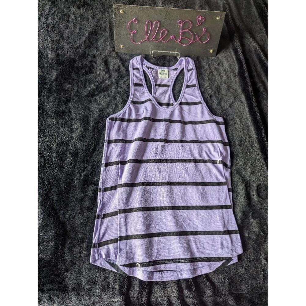 EUC VS PINK Purple/ Black Sequin Racerback Tank XS